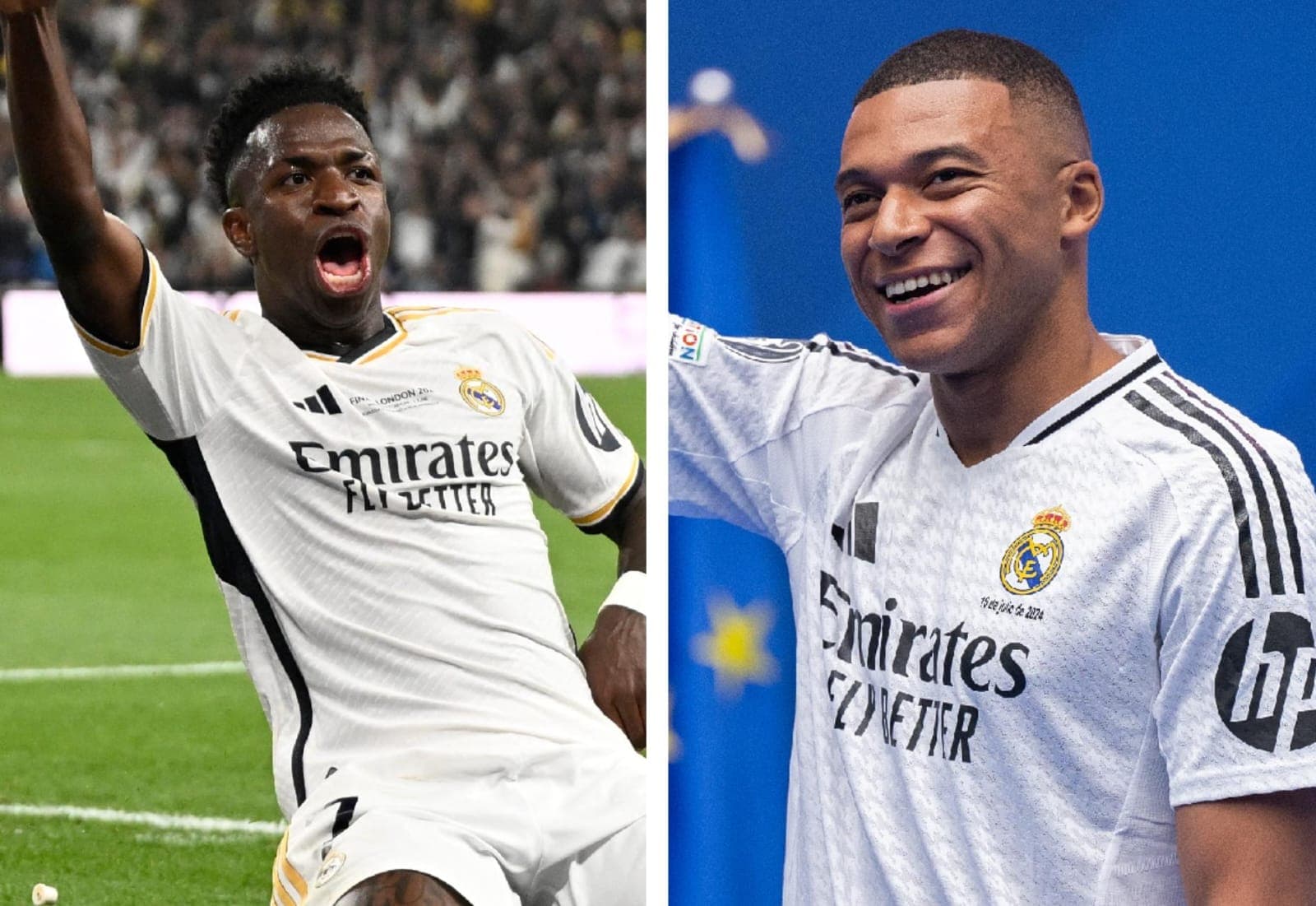 Vinícius Júnior e Mbappé, nova dupla do Real Madri