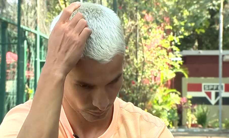 Ferreirinha, do São Paulo, coça cabeça ao ser perguntado sobre força do Flamengo em entrevista à ESPN