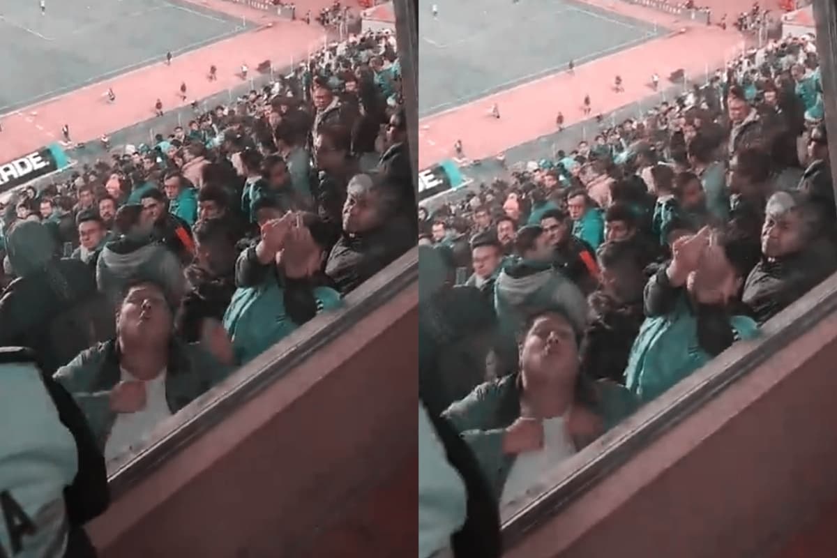 Torcedor do Bolívar faz gesto racista em jogo contra o Flamengo pela Libertadores 2024