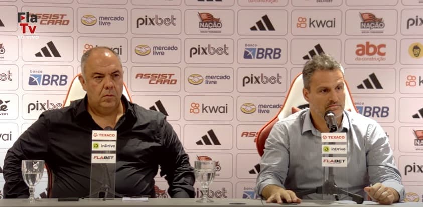 Marcos Braz e Bruno Spindel dizem que Flamengo não precisa de reposição após lesão de Pedro