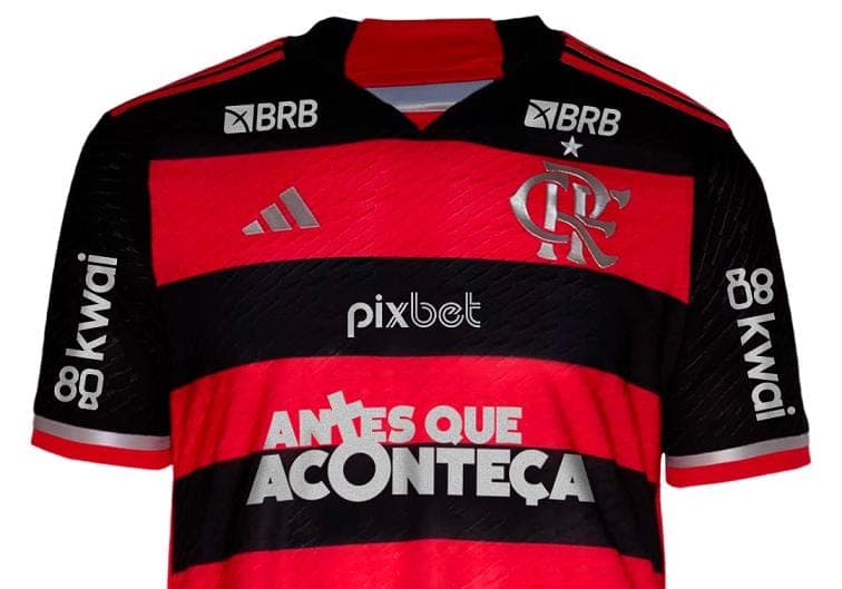 Camisa do Flamengo para jogo contra Athletico