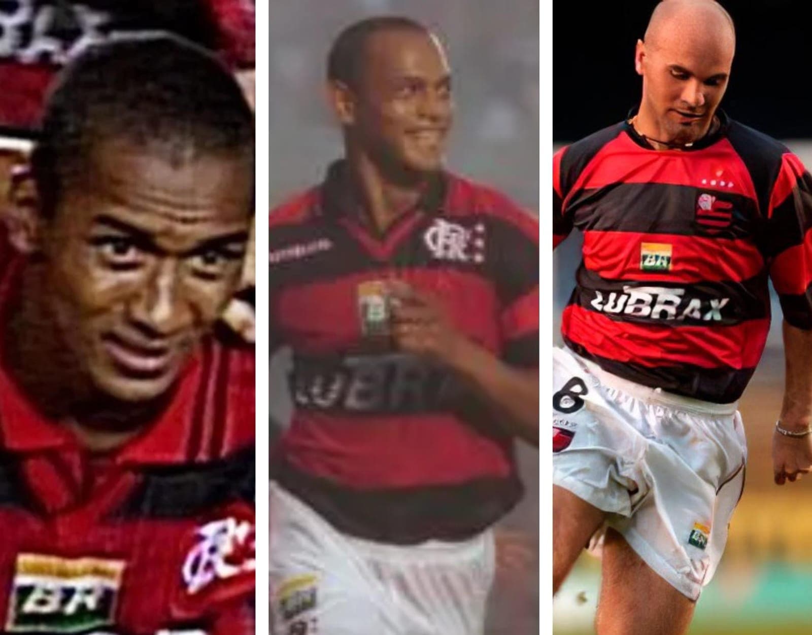 Lúcio Bala, Tuta e Fábio Baiano no Flamengo