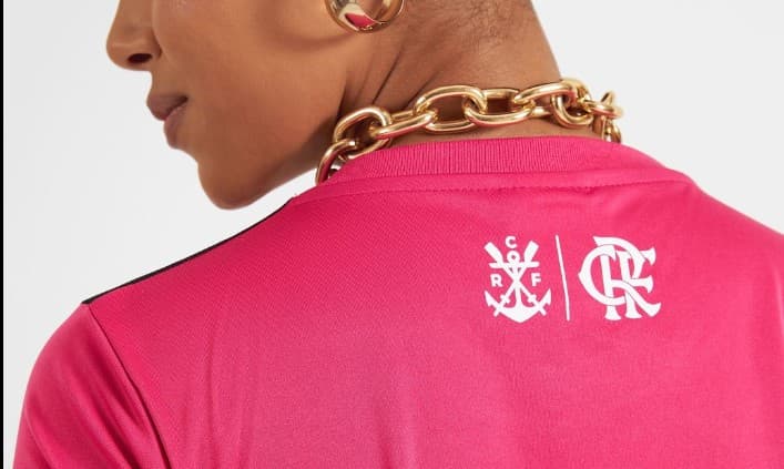 Prévia da camisa do Flamengo, versão Outubro Rosa.
