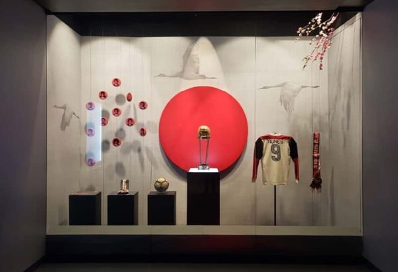 Artigos do Flamengo campeão Mundial/Intercontinental de 1981 expostos no Museu do Flamengo