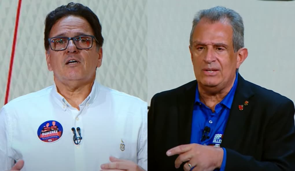 Dunshee e Bap em debate com candidatos à presidência do Flamengo