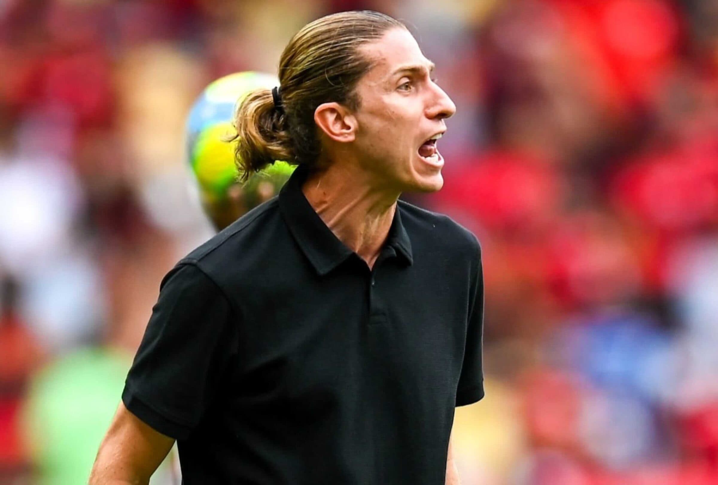 Filipe Luís em Flamengo x Atlético-MG da Copa do Brasil