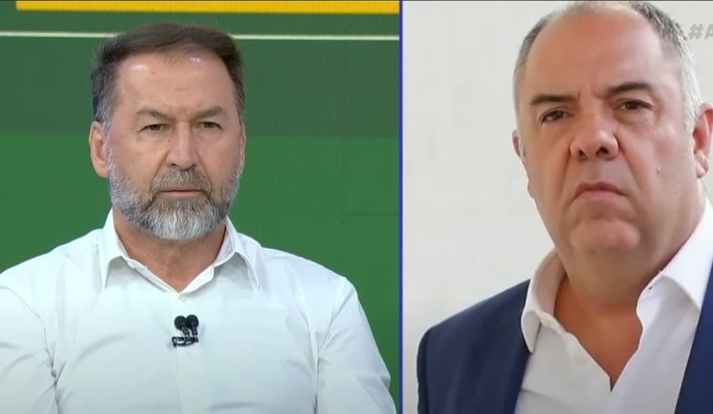 Augusto de Melo é interrompido por Marcos Braz durante entrevista; dirigente do Flamengo explicou situação de Hugo Souza