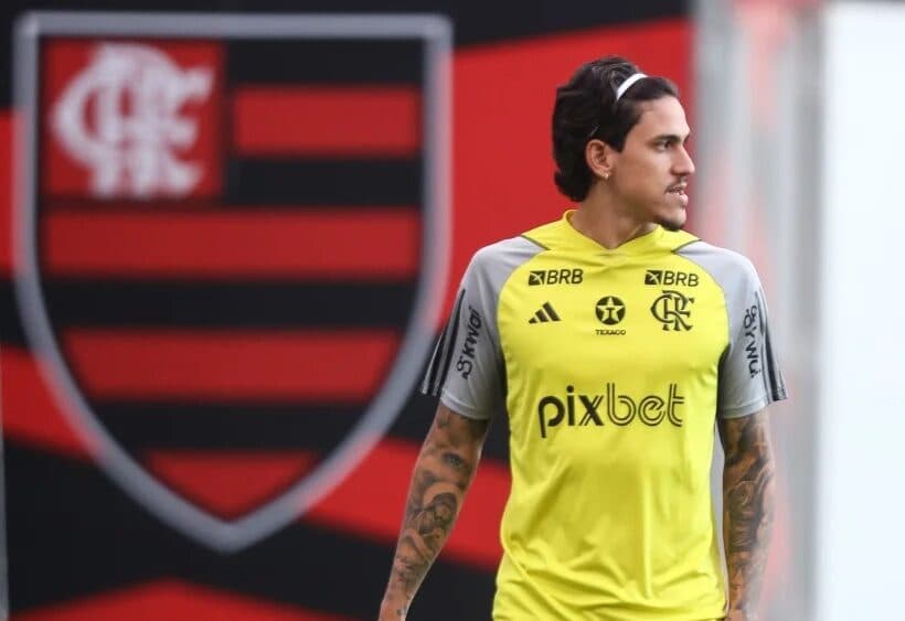 Pedro no Ninho do Urubu; atacante evolui em recuperação de grave lesão no joelho