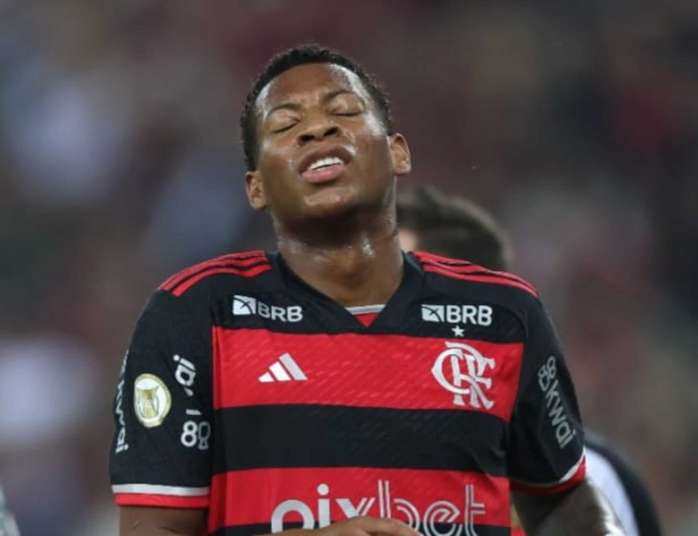 Plata lamenta em jogo do Flamengo; time é o que mais cria e desperdiça chances claras desde chegada Filipe Luís