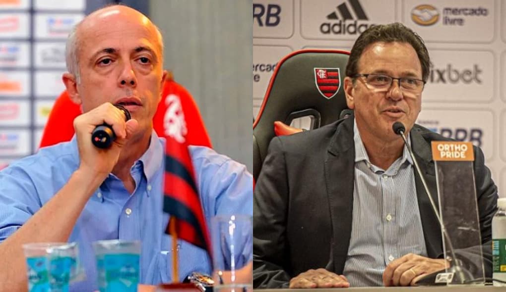 Wallim (esquerda) e Dunshee (direita) terão recursos sobre a eleição votados pelo Conselho de Administração do Flamengo