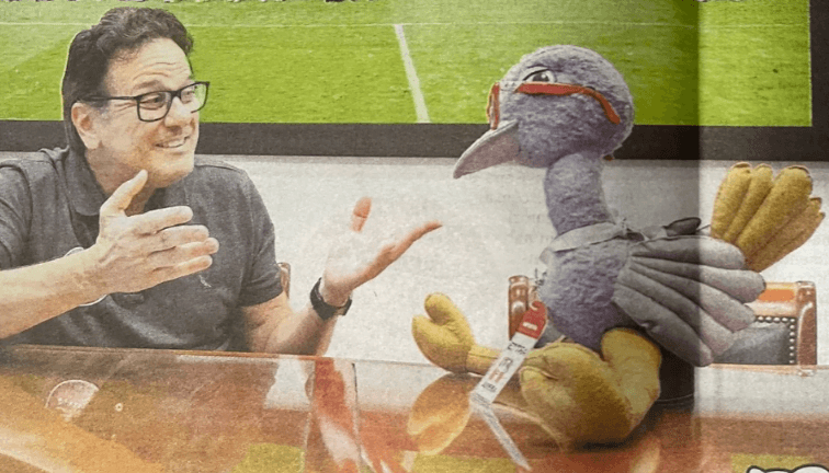 Rodrigo Dunshee em entrevista ao Extra