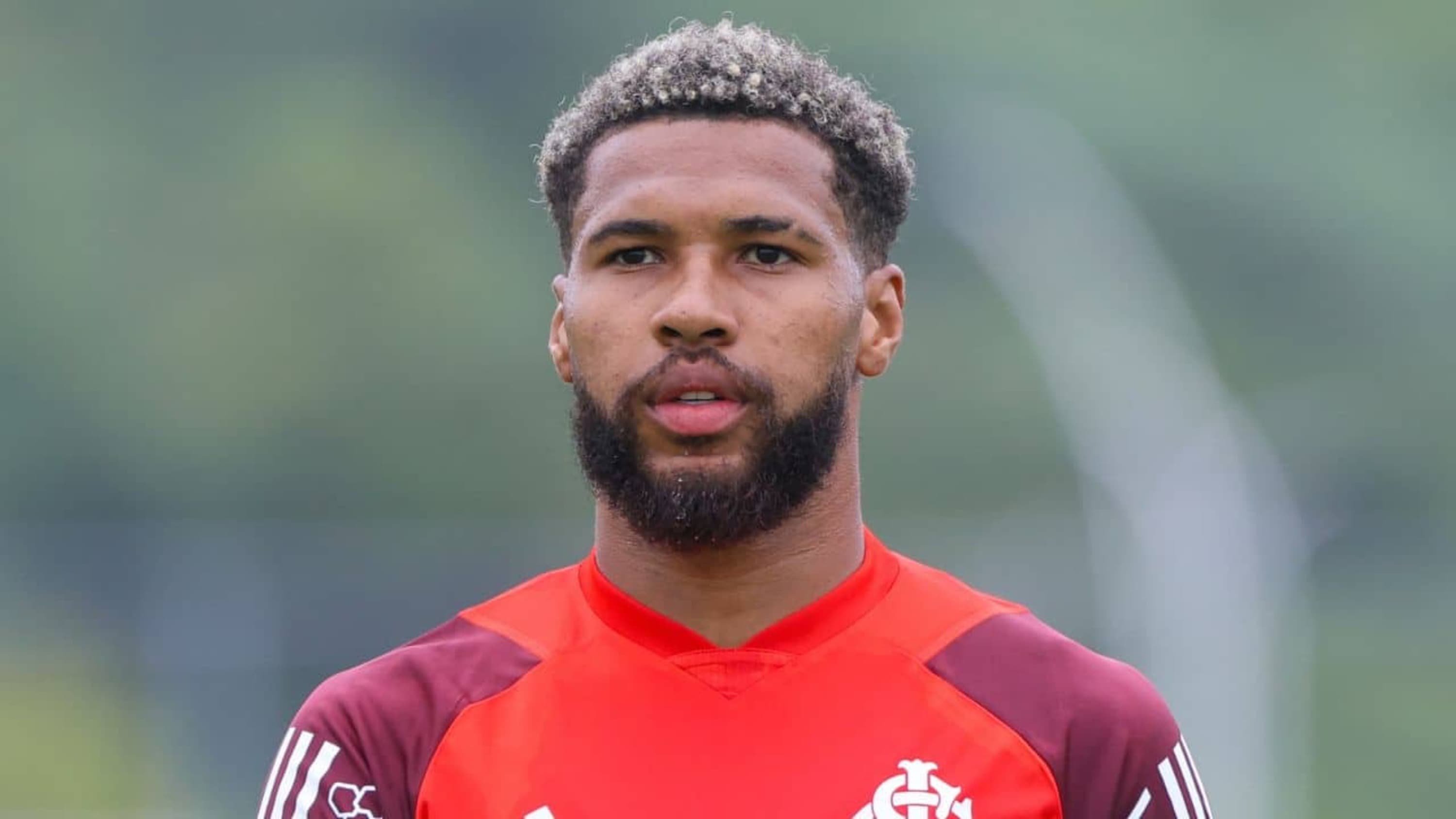 Wesley em treinamento do Internacional