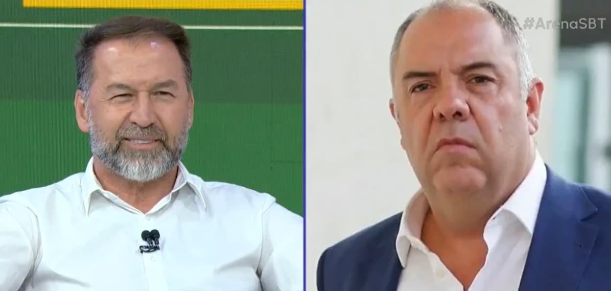 Braz "invade" entrevista de Augusto Melo no Arena SBT