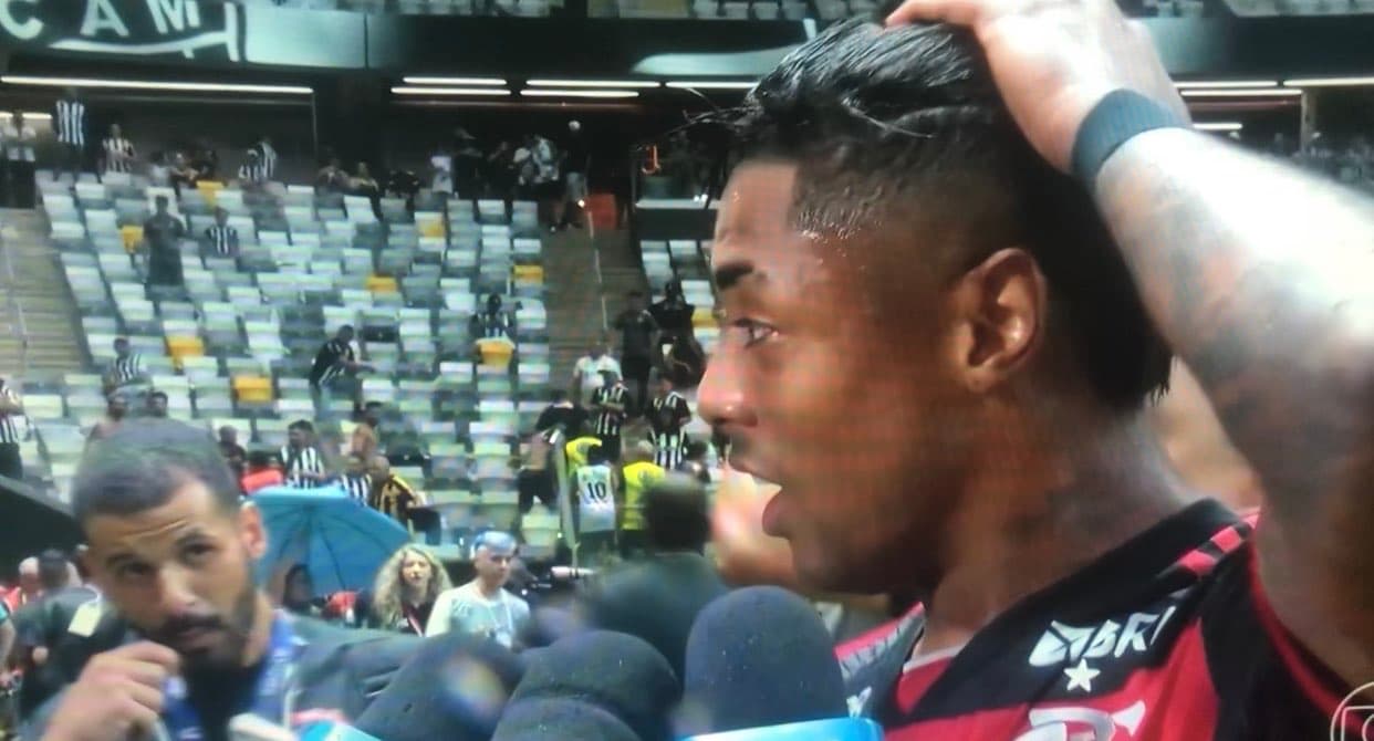 bruno henrique vibra com título do flamengo