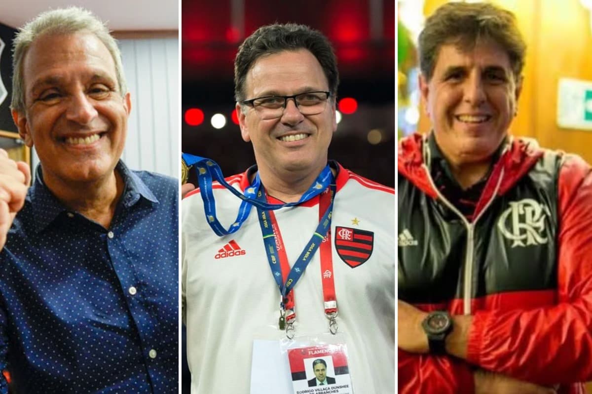 Candidatos à presidência do Flamengo.