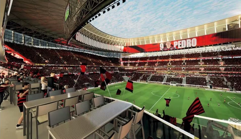 Projeto do estádio do Flamengo