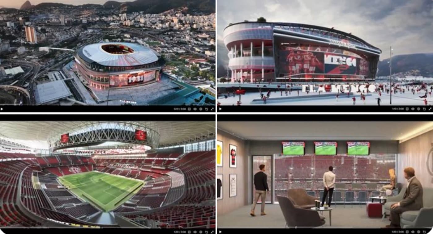 projeto do novo estádio do flamengo