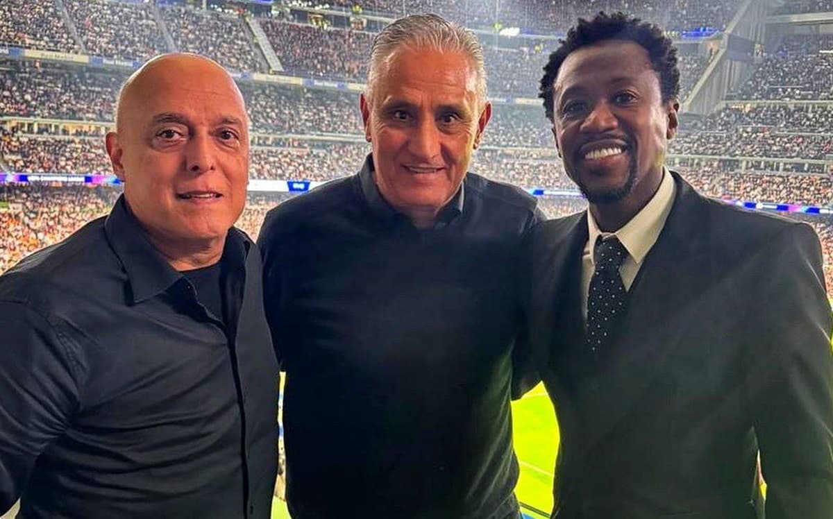 tite ex-flamengo em jogo do real madrid