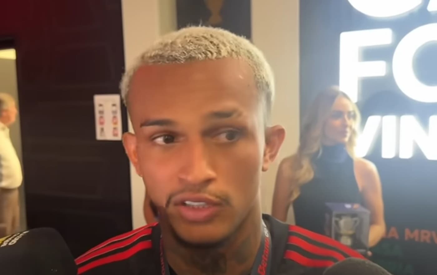 wesley celebra 2024 do flamengo