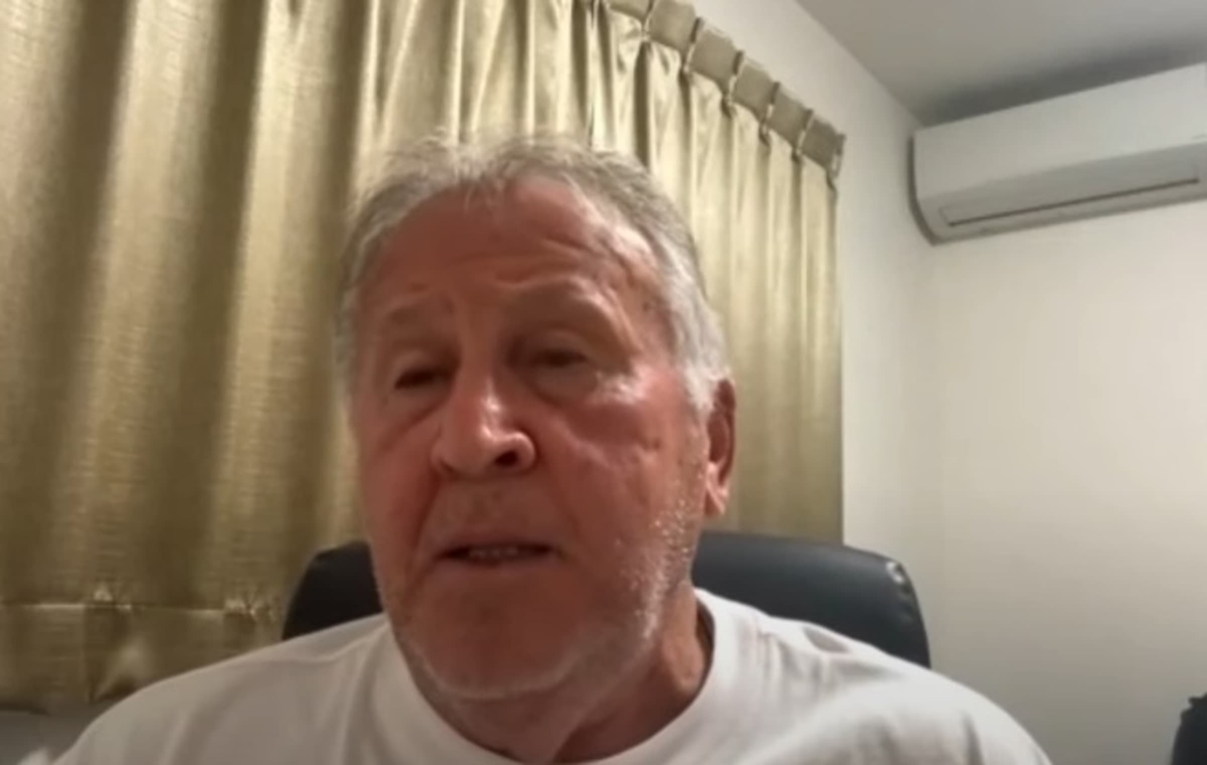 Zico durante transmissão ao vivo com Bap, candidato à presidência do Flamengo
