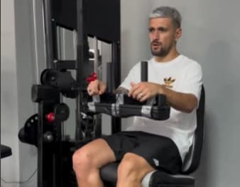 Arrascaeta treinos em casa