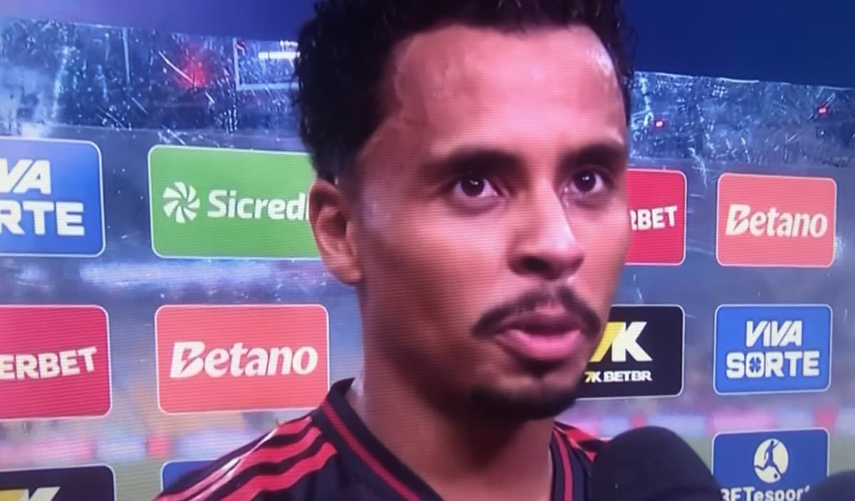 allan em entrevista após vitória do flamengo