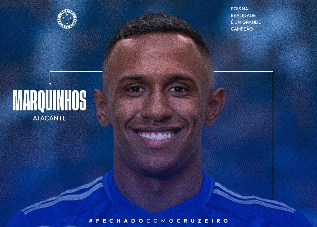 Anúncio de Marquinhos no Cruzeiro