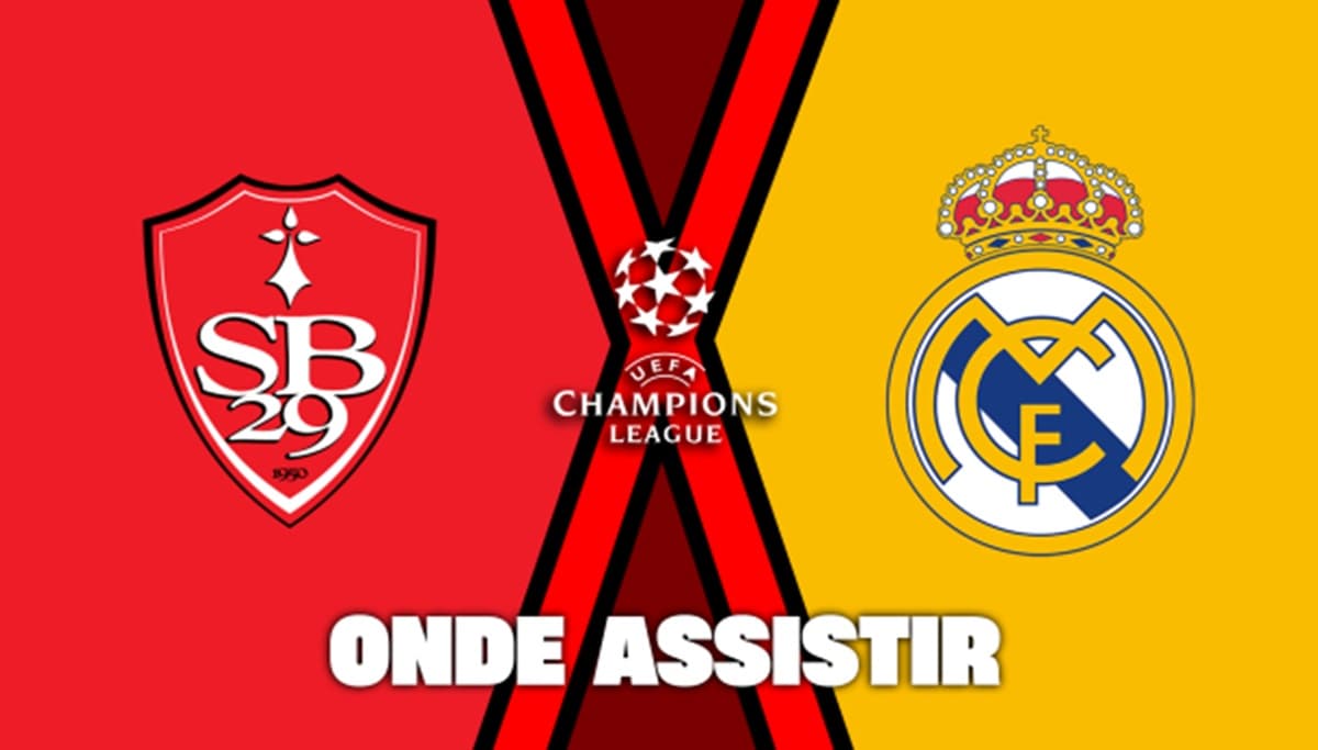 brest real madrid onde assistir