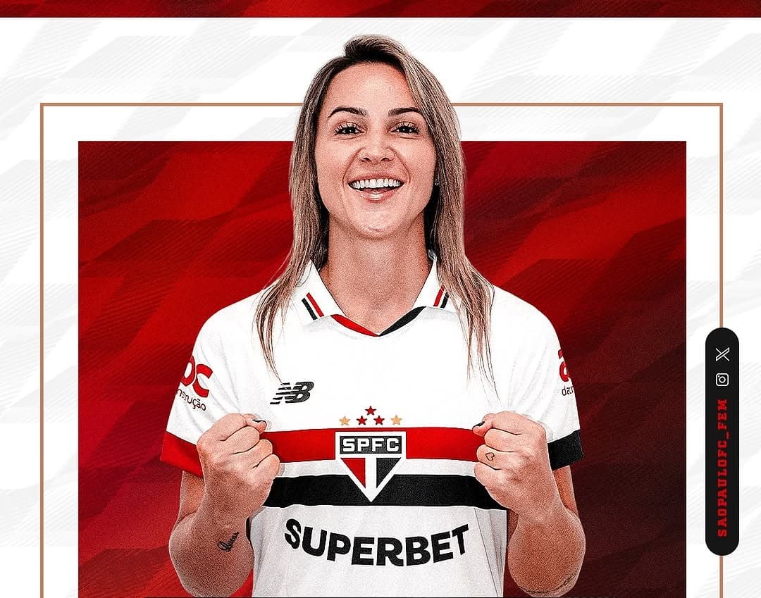 Ex-Flamengo, Crivelari é anunciada no São Paulo