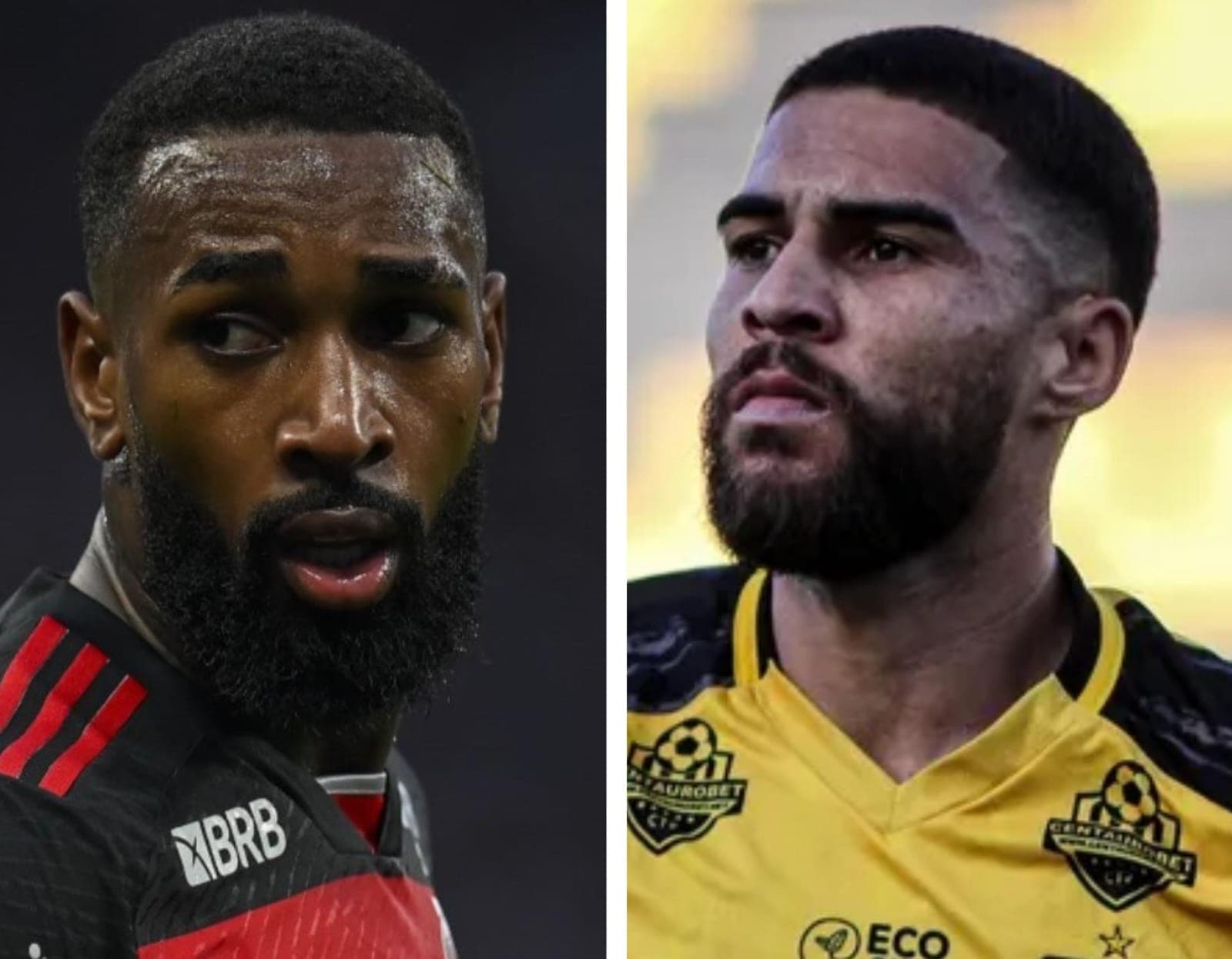Gerson e Bruno Santos, de Flamengo e Volta Redonda