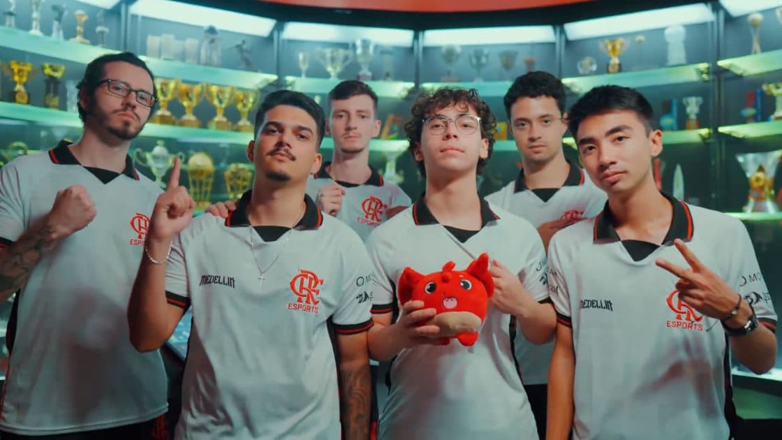 Time do Flamengo para a disputa do Circuito Desafiante 2025 no Museu Flamengo