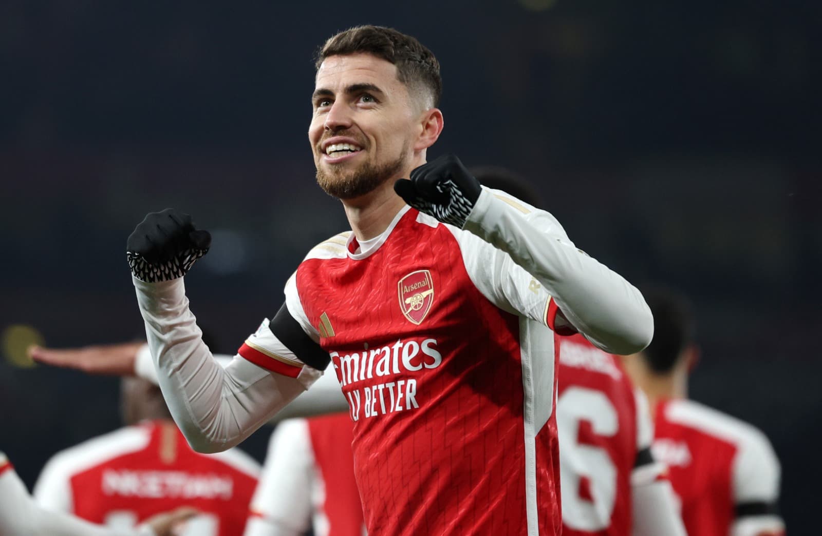 Jorginho em jogo do Arsenal; meia negocia com o Flamengo