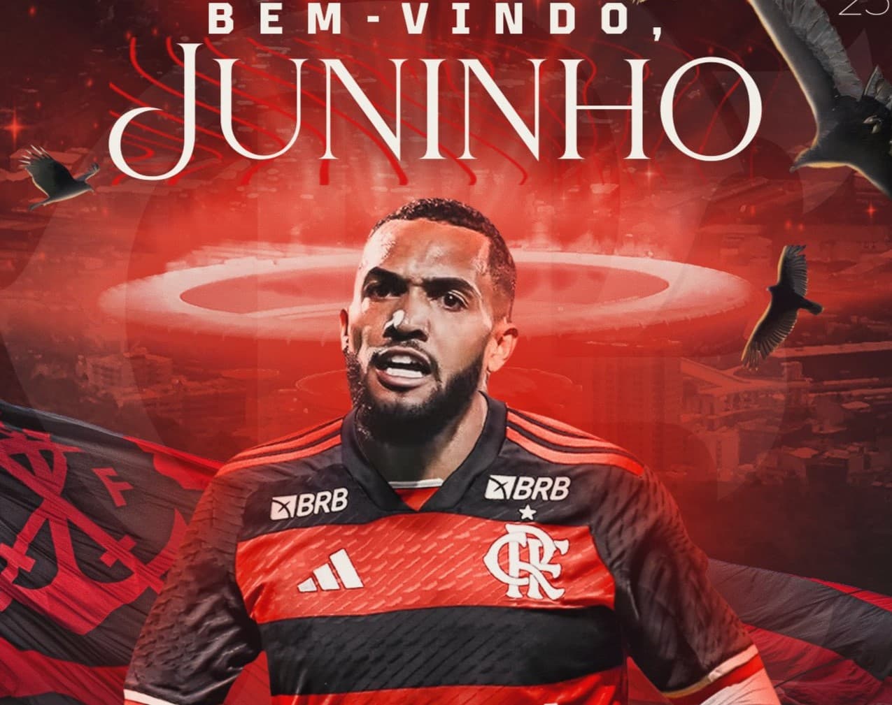 Juninho anunciado Flamengo