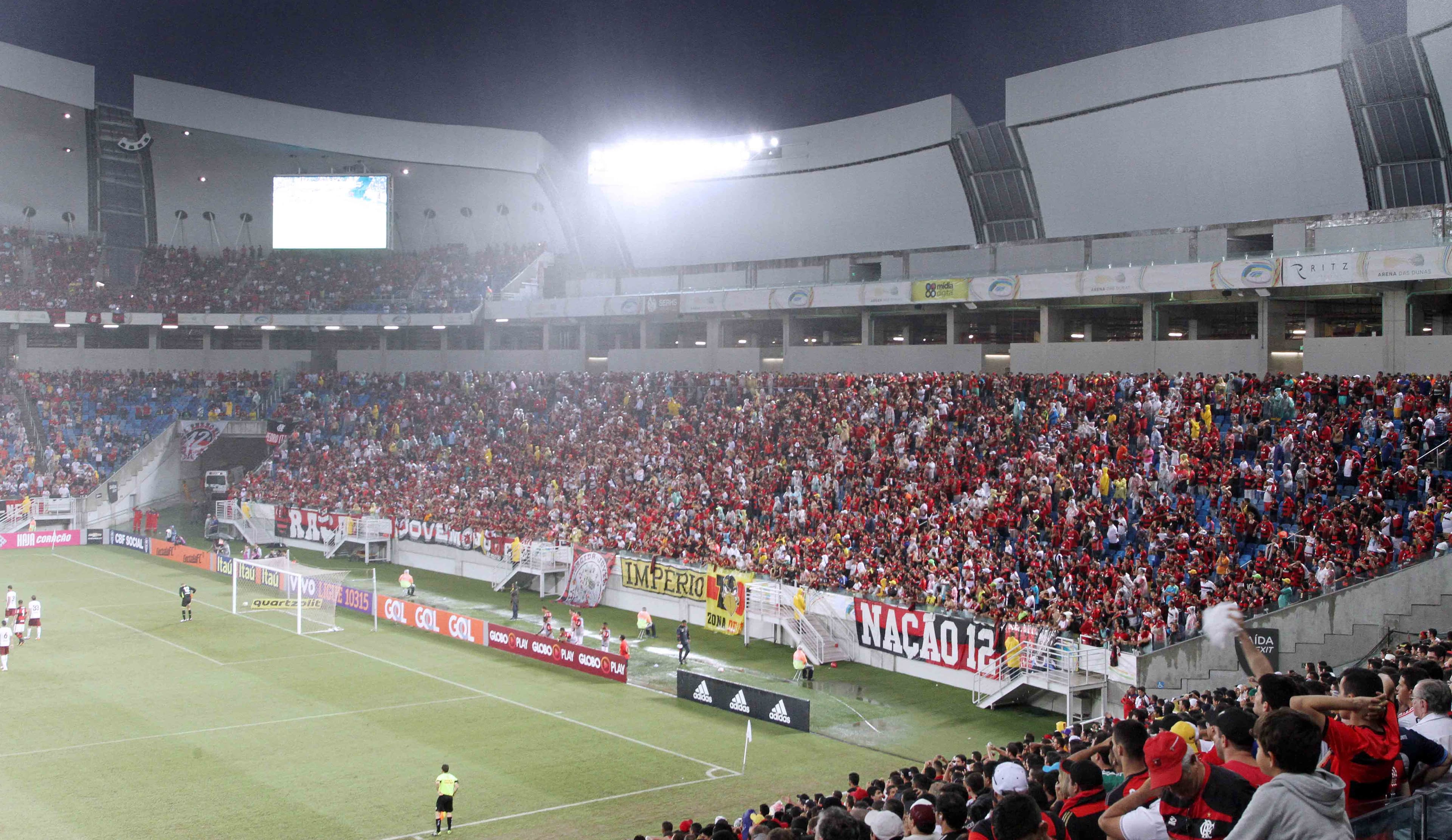 Torcida Flamengo Arena das Dunas