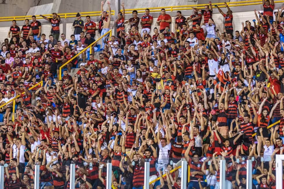 Torcida Flamengo no Estádio Batistão