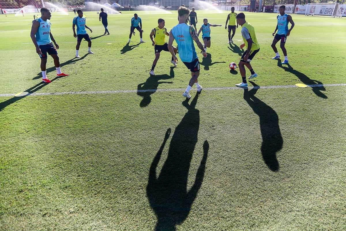 Flamengo treina no Ninho do Urubu