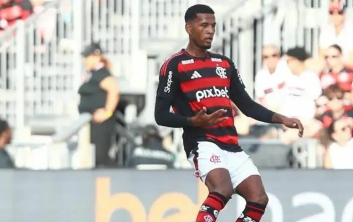 cleiton em ação pelo flamengo