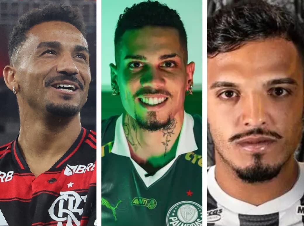 Danilo, Paulinho e Gabriel Menino são algumas contratações dos postulantes ao título na janela