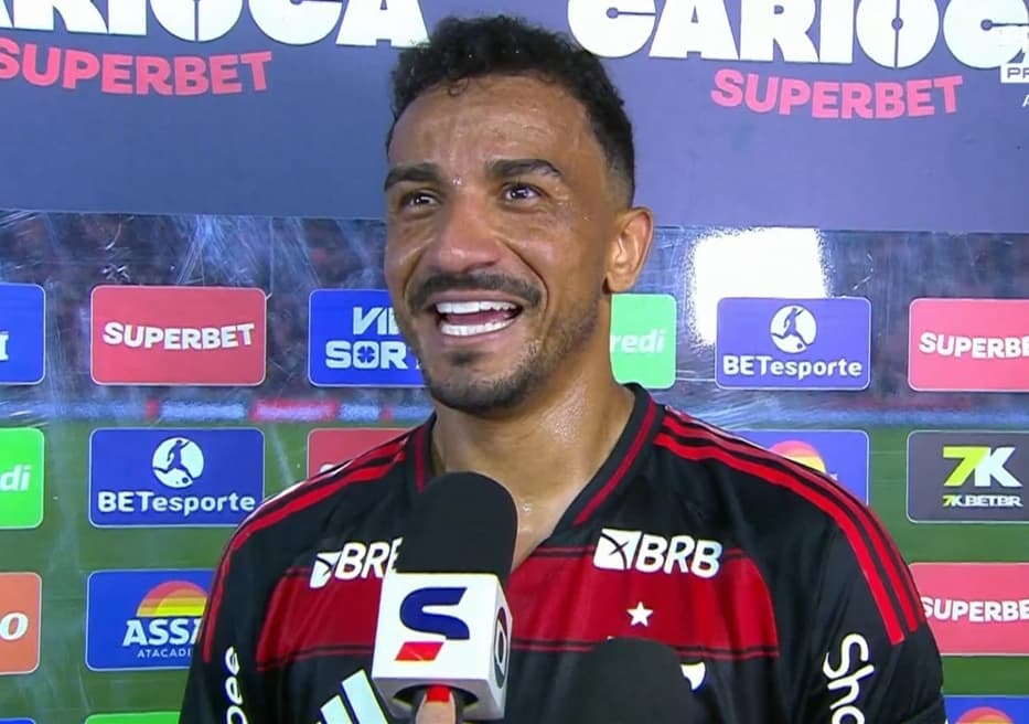 danilo após vitória do flamengo