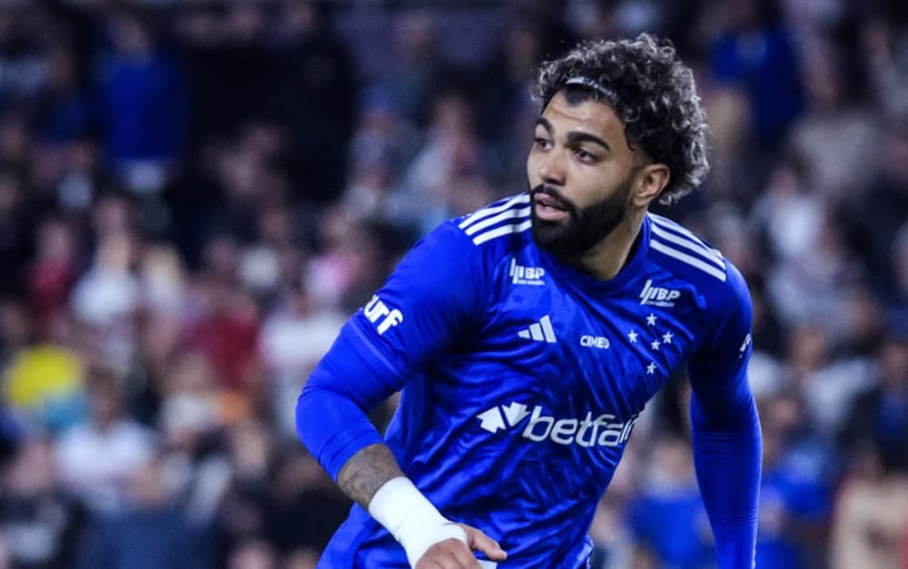 gabigol em ação pelo cruzeiro