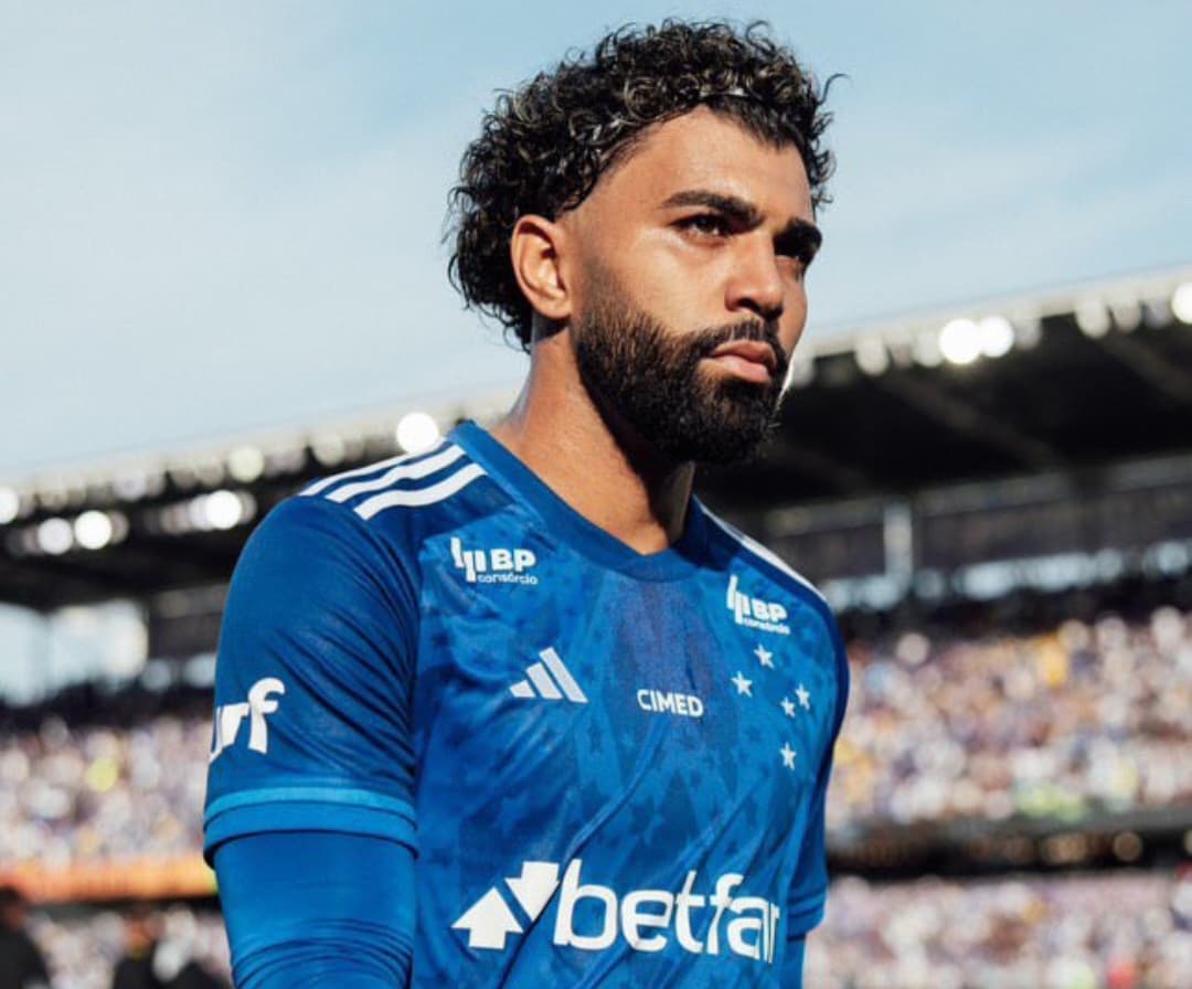 Gabigol em campo pelo Cruzeiro