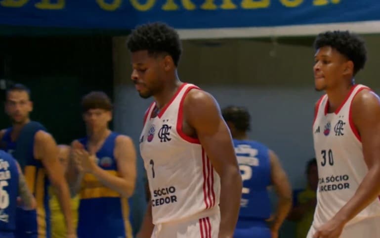 Gui Deodato em FlaBasquete x Boca Juniors