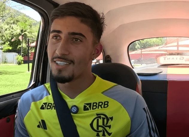 Guilherme em entrevista para a Fla TV