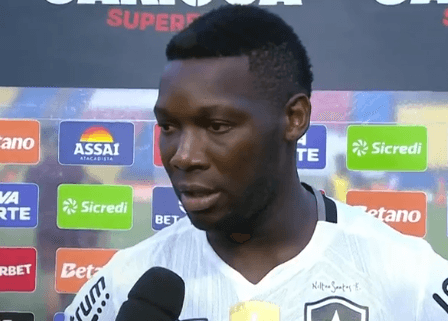 Patrick de Paula após derrota do Botafogo para o Madureira