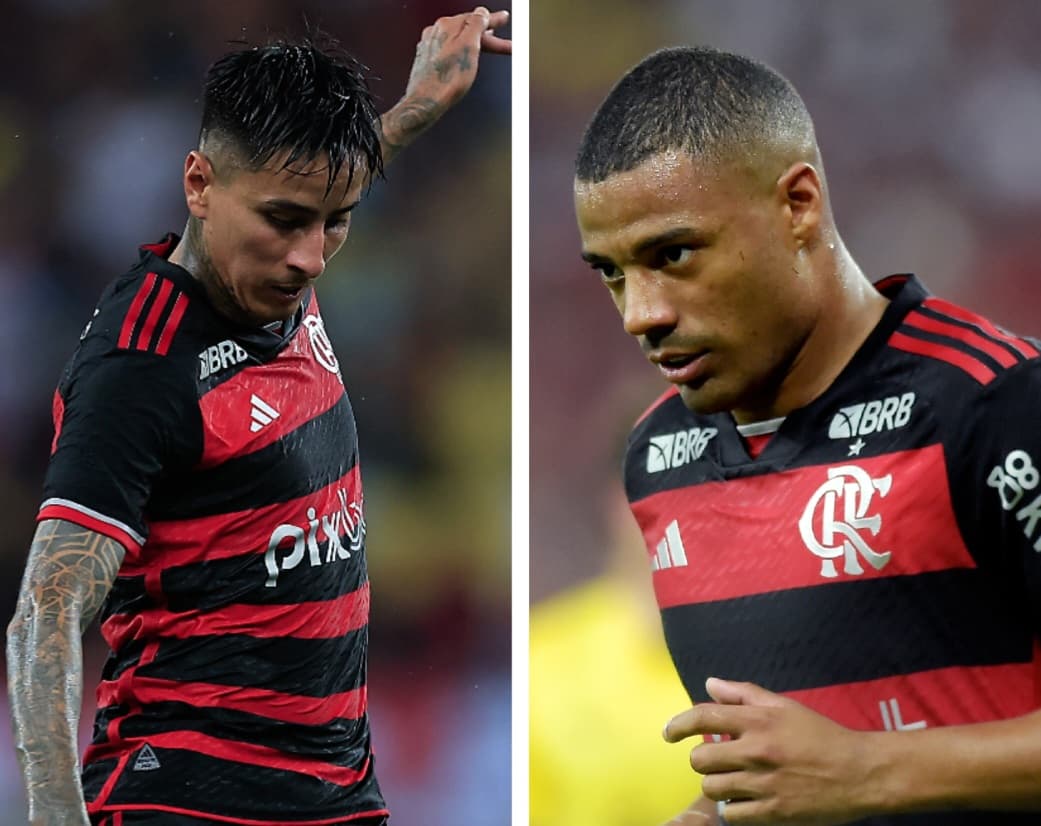 Pulgar e De La Cruz pelo Flamengo