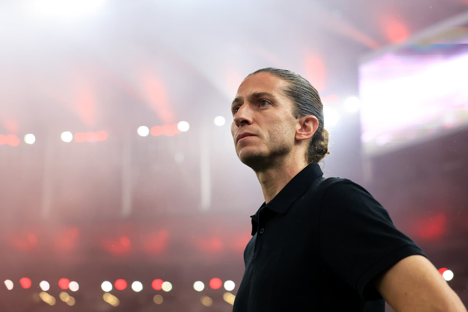 Filipe Luís em jogo do Flamengo