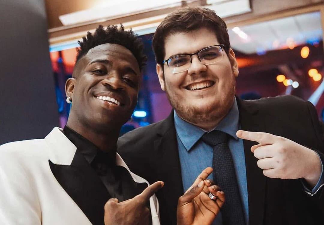 Vini jr e Casimiro juntos