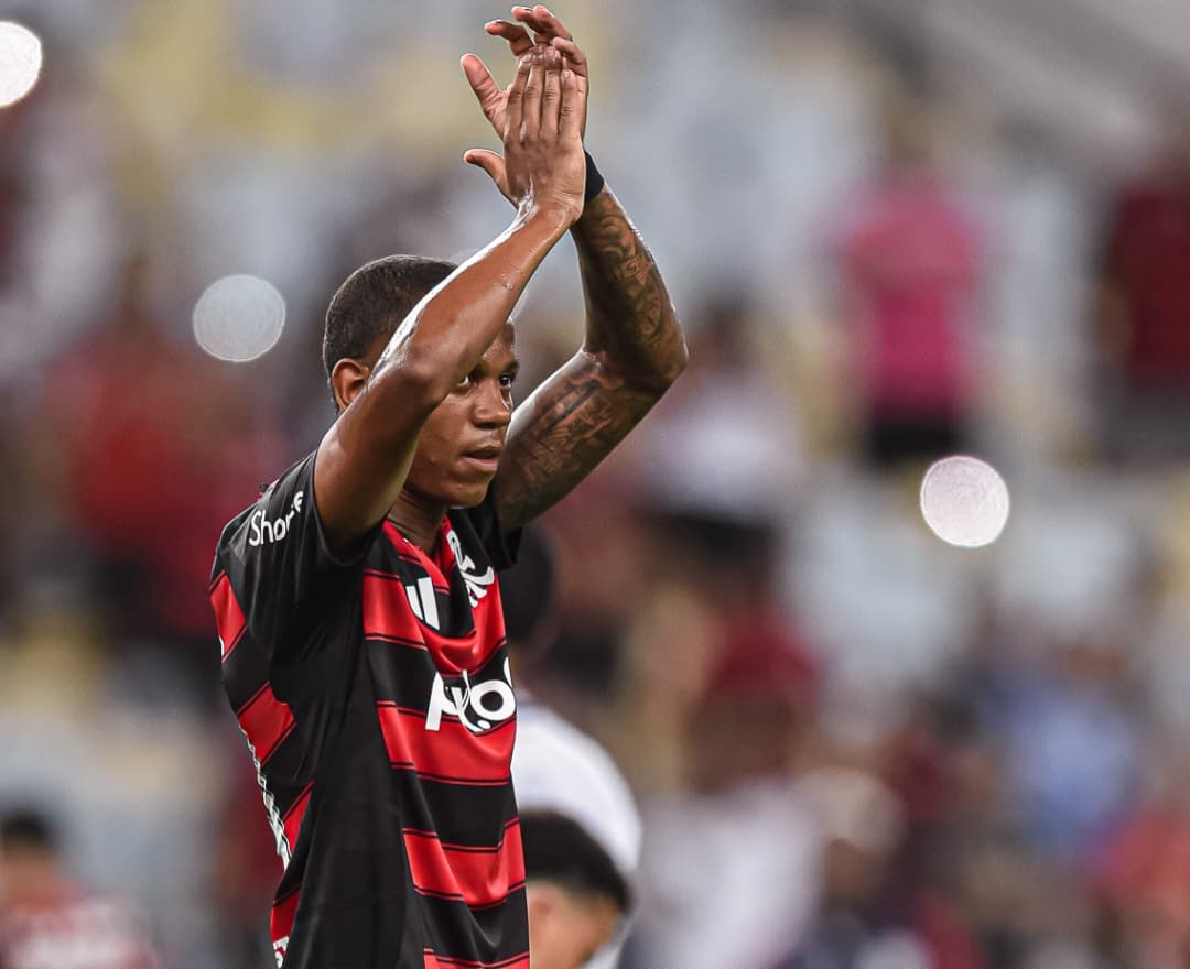 Wallace Yan aplaude torcedores do Flamengo