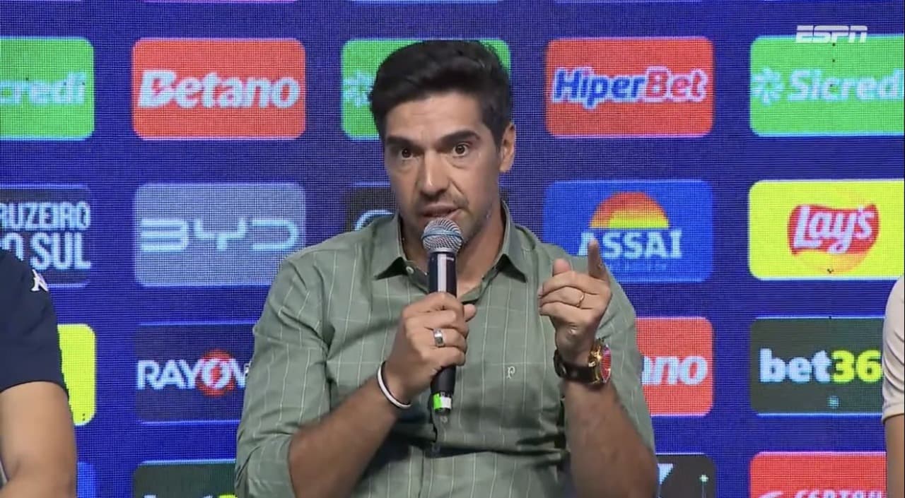 Abel Ferreira em entrevista antes da final do Paulistão