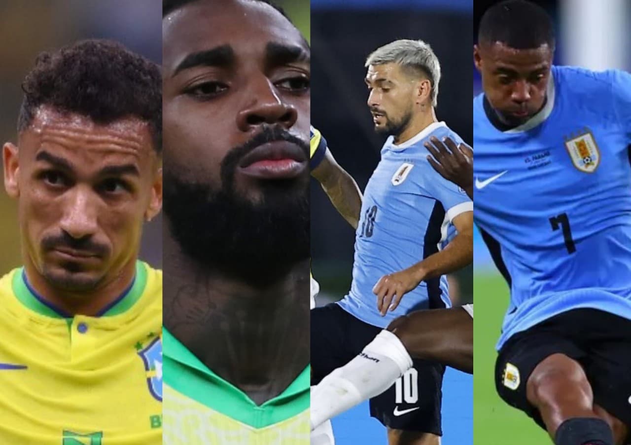 Danilo, Gerson, Arrascaeta e De La Cruz